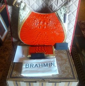 Brahmin Bag And Wallet set